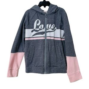 Athletic Works Girls Size 7/8 Zipper Jacket